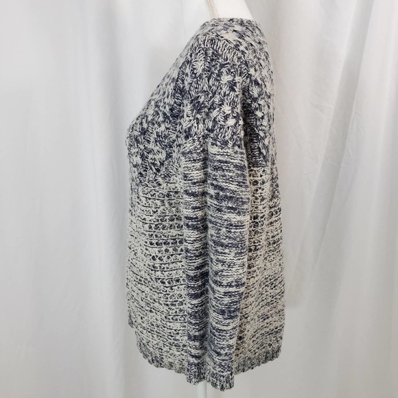 Lucky Brand Asymmetrical Woven Design Sweater XL - Picture 6 of 6